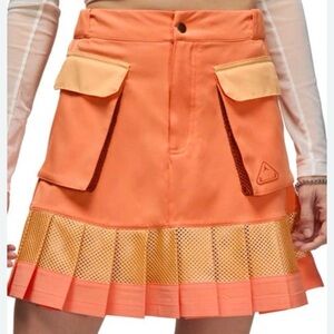Jordan 23 Engineered Pleated Cargo Skirt in Orange 
Size XL. Brand New (NoTags)